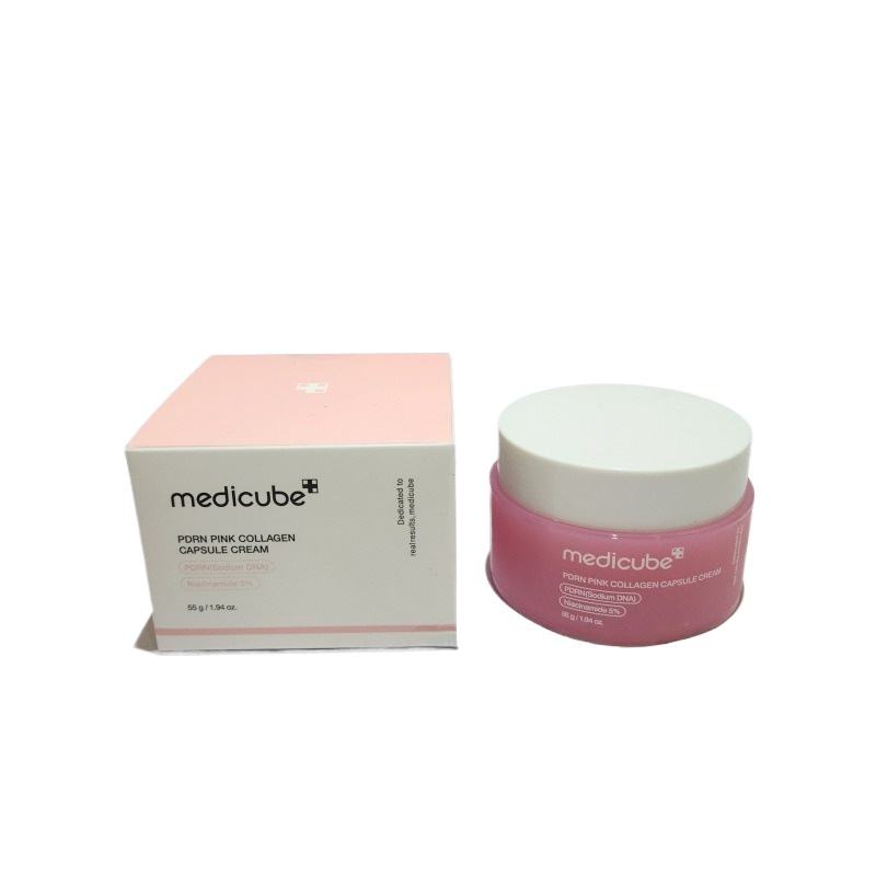 medicube Salmon DNA Pink Collagen Capsule Cream Face Moisturizer Lightweight Moisturizing Cream Korean Skin Care