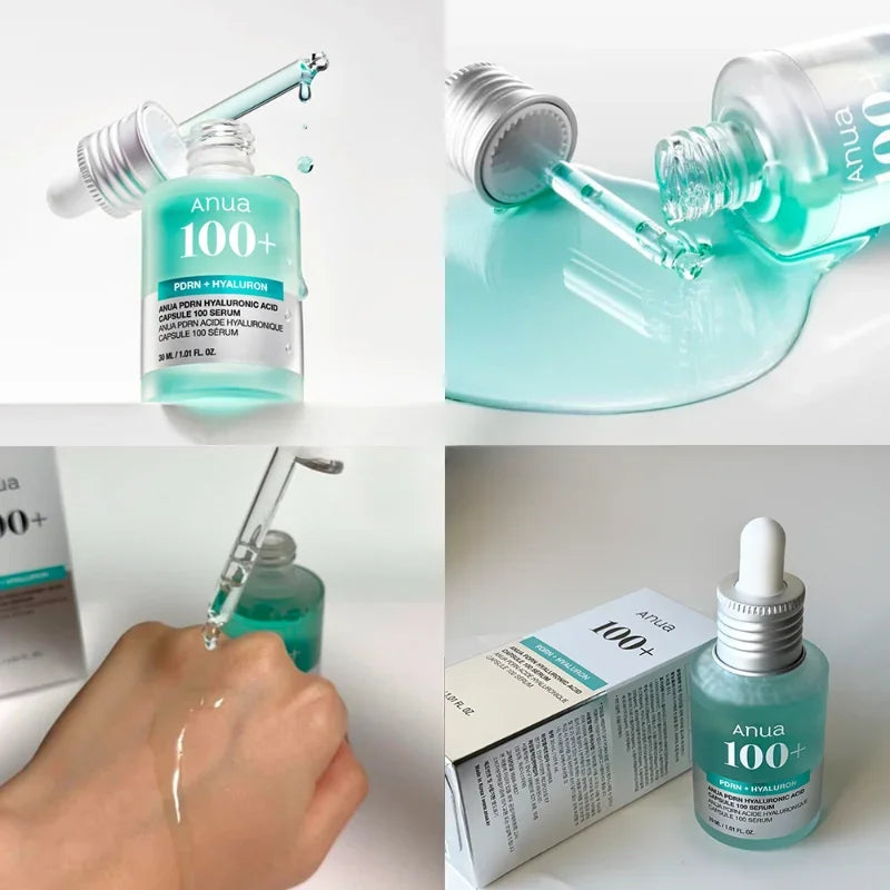 ANUA Skin Care Essence Hyaluronic Acid Capsule 100 Serum Blue Radiant Face Serum for Glass Skin Korean Skincare Products